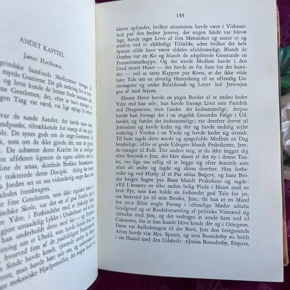 1930 Vintage Danish Book: Charles Dickens Strenge Tider (Hard Times) - Picture 7 of 10